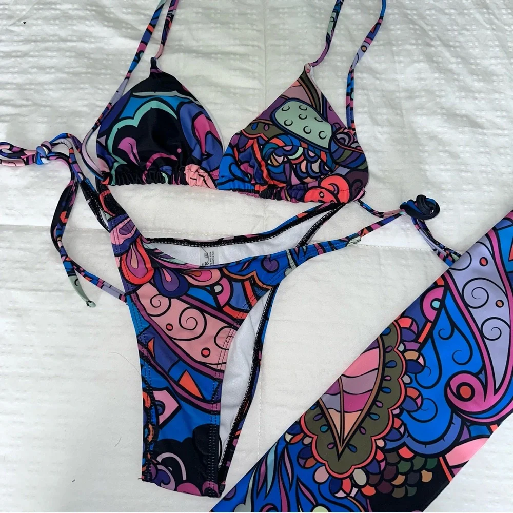 SHEIN Bikini set with head scarf - Picture 8 of 8
